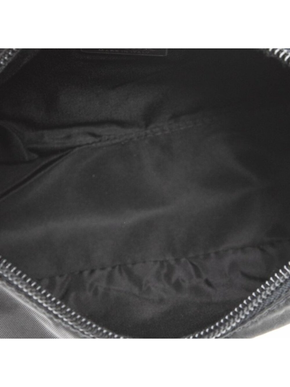 Prada Mini Zip Hobo Black Nylon Canvas - Picture 9 of 10